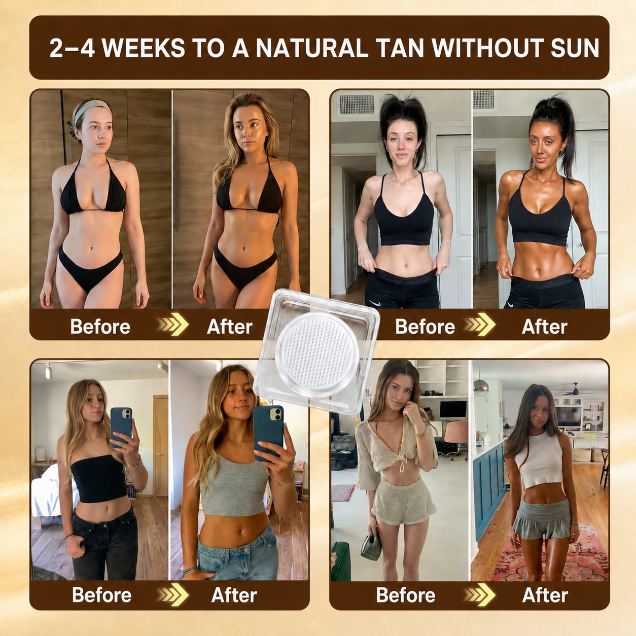 ⭐ Natravor® Microneedle Tanning Patches: A Natural Bronze Glow Without UV & DHA