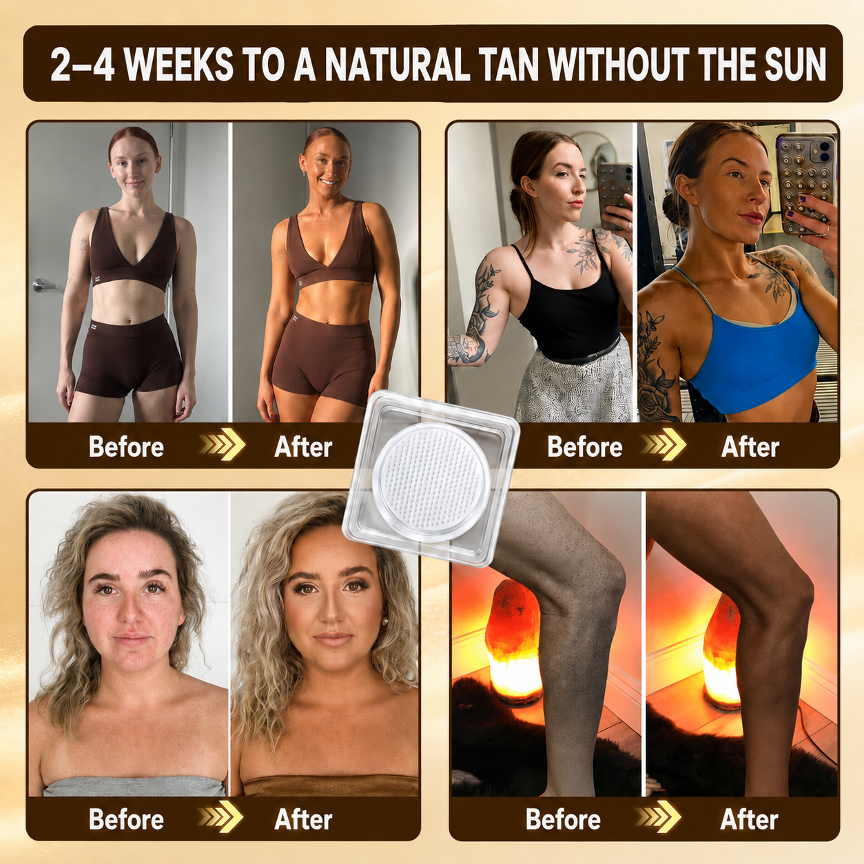 ⭐ Natravor® Microneedle Tanning Patches: A Natural Bronze Glow Without UV & DHA
